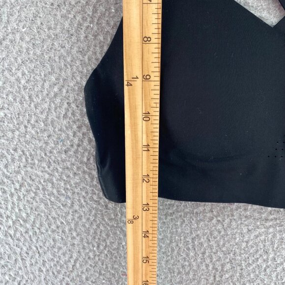 Uniqlo Bra Womens Small 33-35 Black Wirefree T Shirt Full Coverage Stretch Relax - Picture 6 of 9